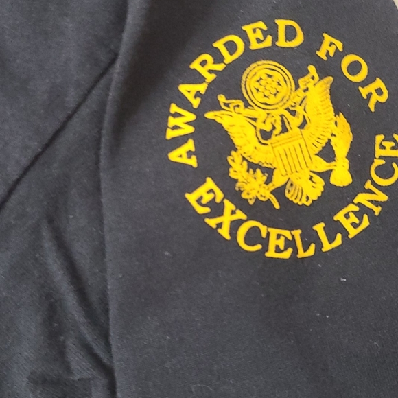 Vintage Army t shirt black size XL - Picture 3 of 8